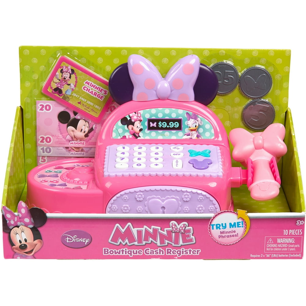 minnie mouse toy register