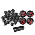 thumbnail image 4 of Wheel Lug Nut Cover Hub Center  Wheel Lug Nut  4pcs Hub Center  With 20pcs Wheel Lug Nut Covers Fit For  Model 3/Model Y/Model S/Model X, 4 of 8