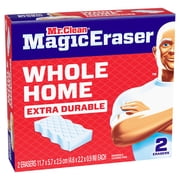Mr. Clean Magic Eraser Sponge, Cleaner, Whole Home Extra Durable, 2ct