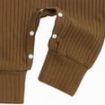 thumbnail image 6 of mgoYE Newborn Baby Boy Girl Clothes Hi I'm New Here Coming Home From Hospital Outfits Gender Neutral One Piece Romper(Brown,3-6 Months), 6 of 6
