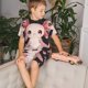 thumbnail image 4 of Balery Cute Axolotl Sakura Blossoms Conjunto de Pijama Infantil de Manga Corta con Estampado – Ropa de Dormir de Algodón Suave-Small, 4 of 6