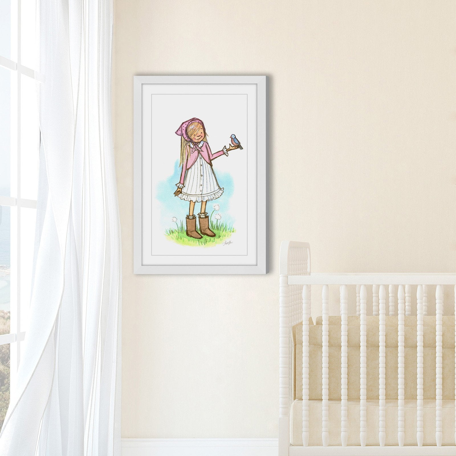 Marmont Hill Bluebird Framed Wall Art