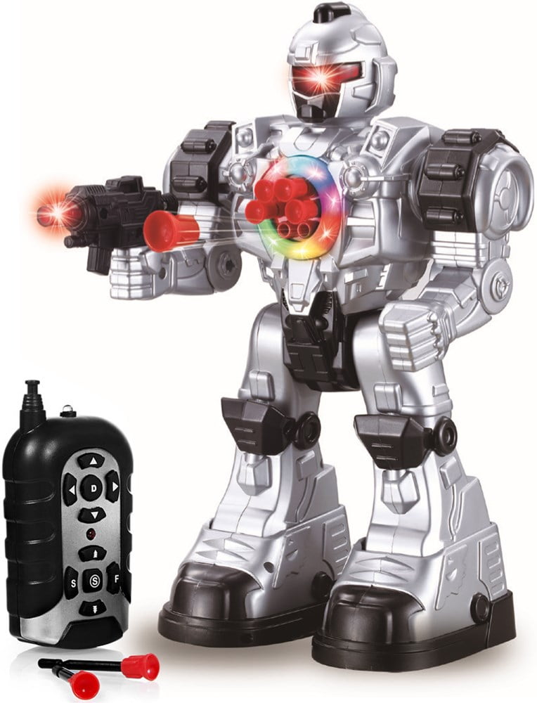 WolVol Remote Control Robot� Toy with Flashing Lights and Sounds for sale online 