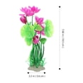 thumbnail image 4 of LIFKOME Aquarium Artificial Lotus Floating Plant for Aquarium 1 Set, 4 of 8