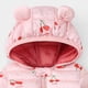 thumbnail image 5 of Abrigo De Invierno Para Niños Pequeños, Chaqueta Acolchada De Algodón Ligero Para Bebés Y Niñas, Ropa De Abrigo Con Cremallera Y Capucha Odeerbi LM103-2777, 5 of 6