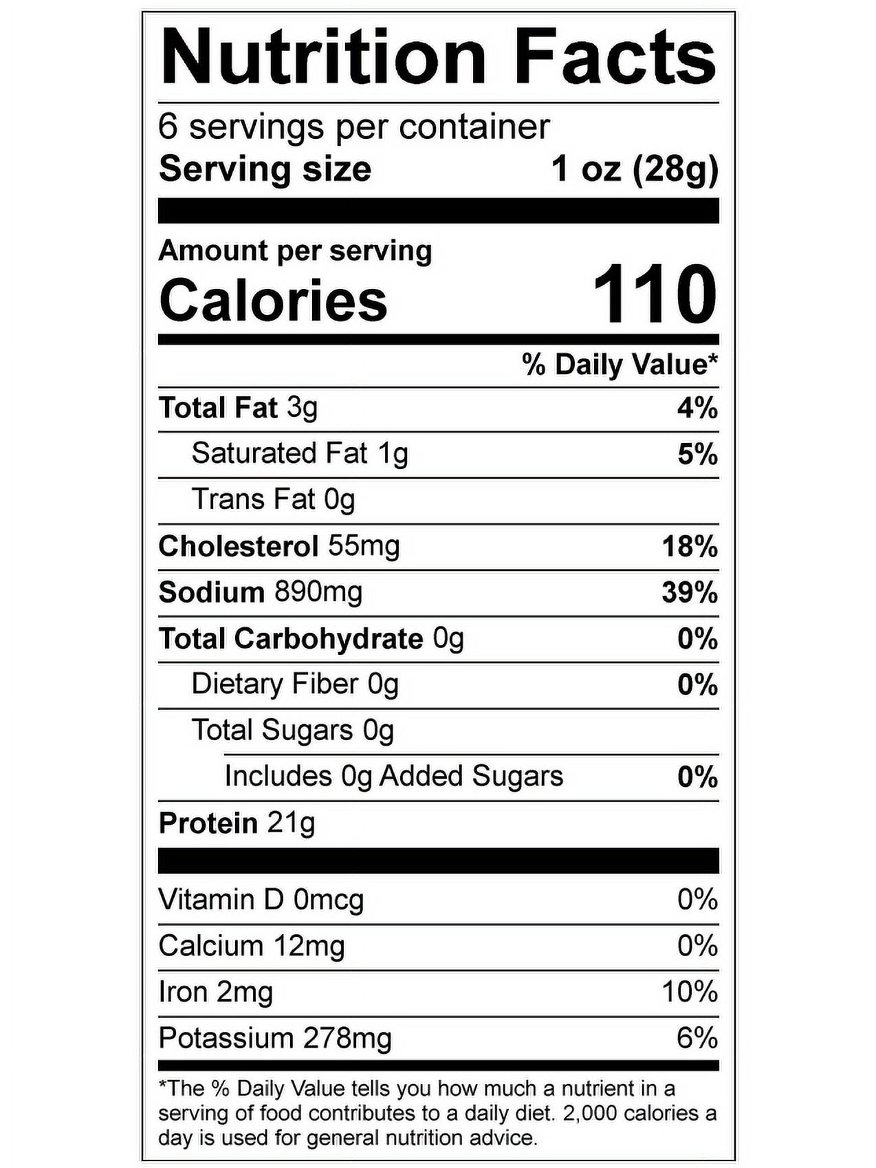 Original - El Ranchito Crunchy Beef Jerky NET WT. 6 OZ
