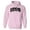 Pink, variant on 1999 College Style Hoodie Sweatshirt Unisex Large White