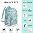 thumbnail image 5 of Paisley Pattern Backpack for School,Cute School Bag,Schoolbag with Adjustable Shoulder Straps & Padded Back,15.7"x11.8"x5.5", 5 of 5