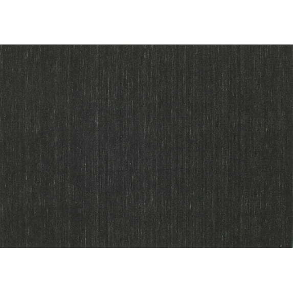Ahgly Company Indoor Rectangle Contemporary Charcoal Black Abstract Area Rugs, 7' x 9'
