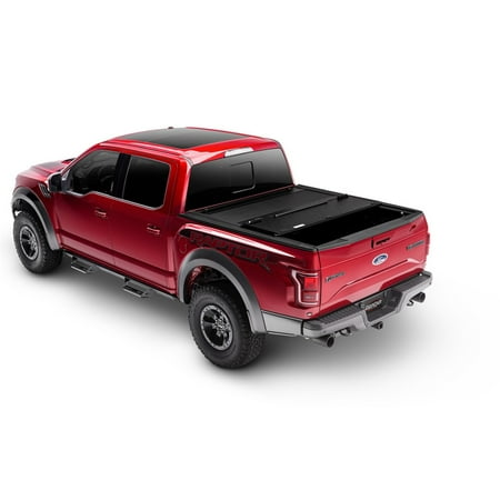 Undercover Ax32004 Tonneau Cover Armor Flex Hard Tri Fold Non Lockable Black Matte Textured Line X Coated Aluminum Walmart Canada
