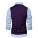 thumbnail image 3 of Chaqueta de Traje de Ocio de Bolsillo sin Cuello en V de Color Sólido sin Mangas, Trajes de Hombre de Ajuste Delgado para el Uso Formal Informal, 3 of 8