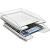 Sorbus Acrylic Desk Organizer, Stackable, Desktop File, Folder, Magazine Holder, File Holder Tray Set