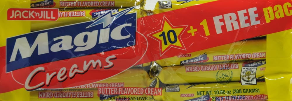 Jack 'n Jill Magic Creams Butter Flavored Cream Cracker Sandwiches, 10.86 oz