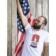 thumbnail image 2 of Independence Usa Emblem T-Shirt Men -Image by Shutterstock, Male 3X-Large, 2 of 4