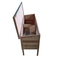 thumbnail image 6 of Vivifying Outdoor wooden Rabbit Hutch with open-up roof Guinea Pig Hutch Rabbit Cage Bunny Cage Bunny Hutch with Pull Out Tray, 6 of 7