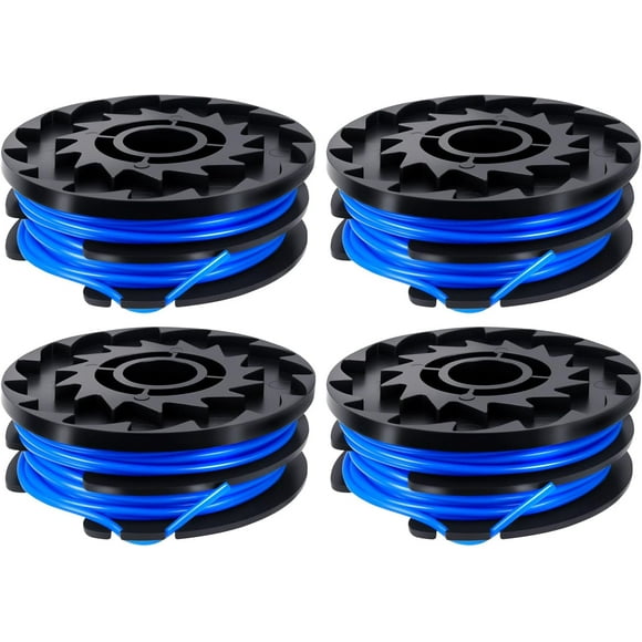 4 Pack 88512 Dual Trimmer Line Spool for Toro 51480 51480A 51488 Electric String Trimmer, 30ft 0.065" Spool Replacement