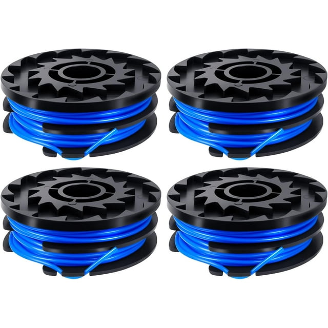 4 Pack 88512 Dual Trimmer Line Spool for Toro 51480 51480A 51488 Electric String Trimmer, 30ft 0.065" Spool Replacement