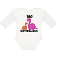 thumbnail image 3 of Inktastic Big Sistersaurus with Cute Sibling Dinosaurs Girls Long Sleeve Baby Bodysuit, 3 of 5