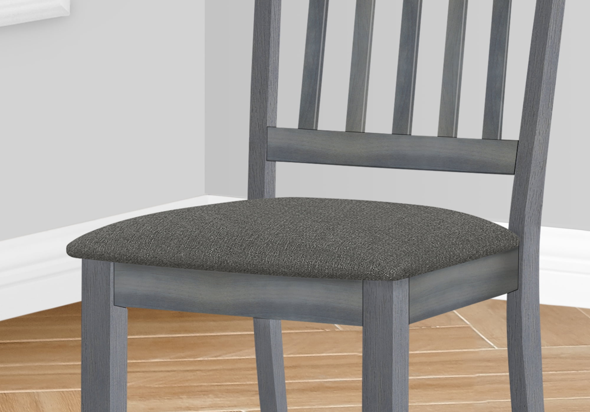 Monarch Specialties Dining Chair Set Of 2, Side, Upholstered, Dining Room, Fabric, 40" H, Indoor