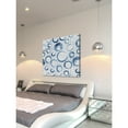 thumbnail image 4 of "Raining Circles" Painting Print on Wrapped Canvas, 4 of 5