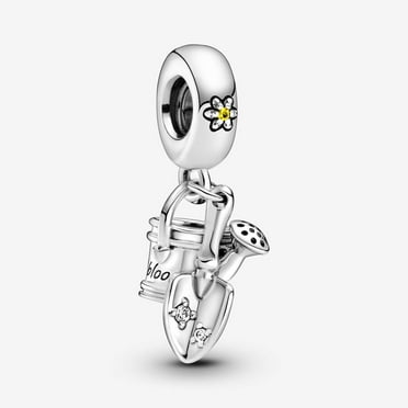 Pandora Watering can and trowel sterling silver dangle Charm