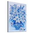 thumbnail image 4 of Cuadros Decorativos 5D bricolaje forma especial diamante pintura azul flores punto de cruz bordado Ndcxsfigh Nuevos Originales, 4 of 8