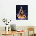thumbnail image 2 of JEUXUS - Canvas Wall Art Christmas Tree Pictures Home Wall Decorations for Bedroom Living Room Paintings Canvas Prints Festival Gift Stretched and Framed Ready to Hang - 16×20inch, 2 of 4