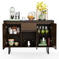 thumbnail image 6 of Costway 3-Door Kitchen Buffet Server Sideboard Storage Cupboard Cabinet w/Drawer, 6 of 12