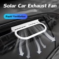 thumbnail image 2 of Car Solar Powered Exhaust Fan Car Window Exhaust Fan Vehicle Ventilation Fan Auto Air Vent Cooling Fan Radiator Ventilation, 2 of 4
