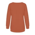 thumbnail image 4 of DPTALR Femmes Décontracté Imprimé Col Rond Manches Longues Chandail Blouse Chandail Hauts, 4 of 4