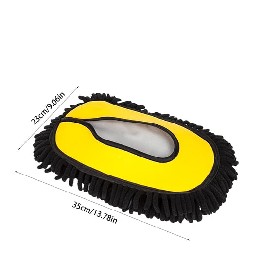 Momihoom Microfiber Car Wash Mop Replacement Head for 15° Curved Handles, Ultra-Soft and Durable