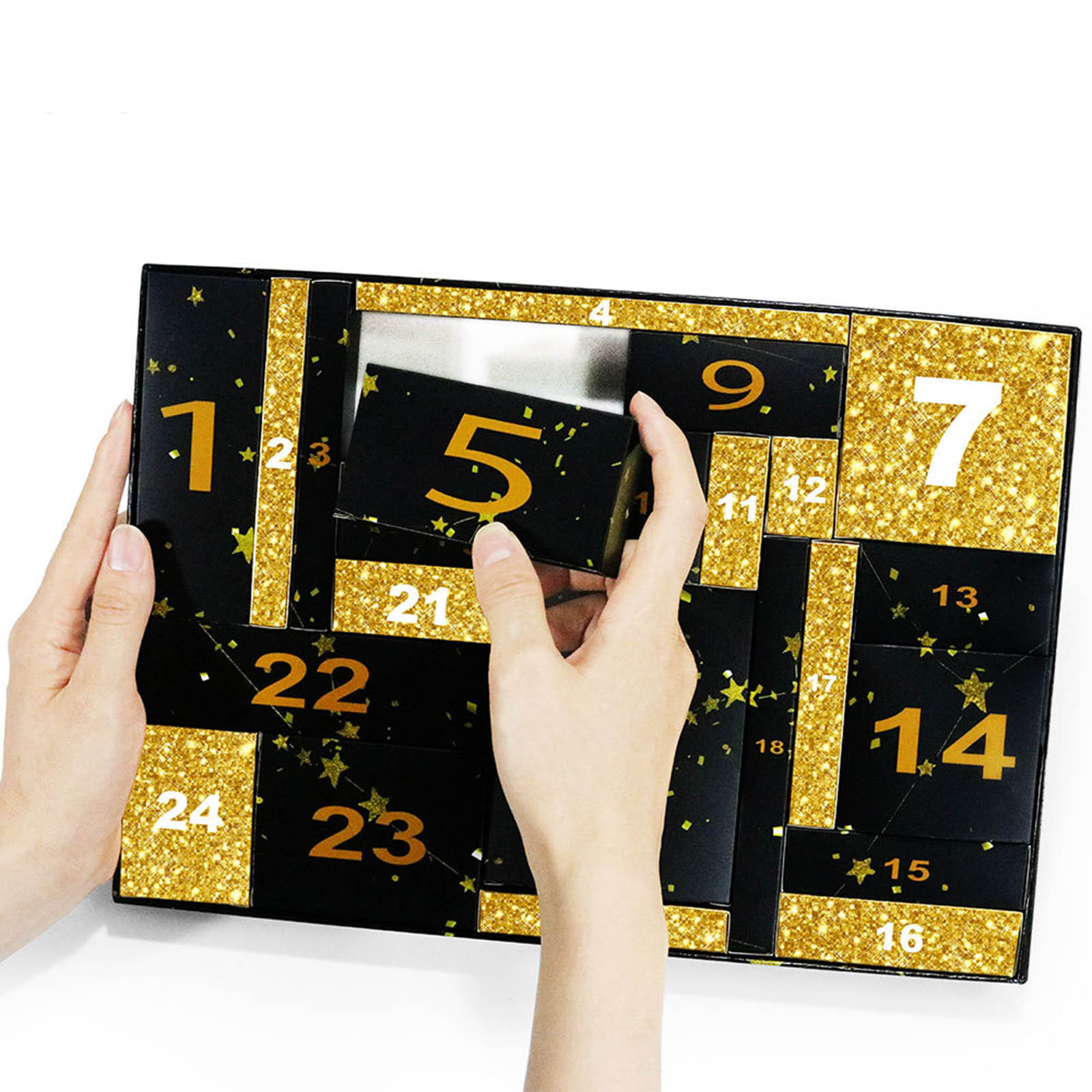 Tkrady Makeup Advent Calendar 2024, Cosmetic Surprises Make Up Gift Kit for Women Full Kit, 24 Days of Christmas Countdown Calendar Gifts Set Beauty Box, Cruelty Free, Holiday Gifting