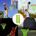 thumbnail image 2 of Glow in The Dark Basketball Net, Nightlight Basketball Net, Luminous Basketball Net, Portable Nylon Basketball Net Light Up Basketball Net for Sports School, 2 of 8