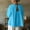 Sky Blue, variant on Rvasteizo Women Crew Neck Long Sleeve Linen Mix Duster Coat for Thin Daily Sun Proof Outer Layer Matching