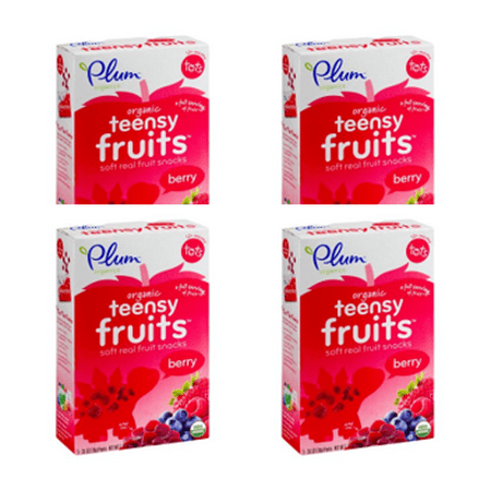 (20 pack) (4 Pack) Plum Organics Teensy Fruits Berry, 1.75oz