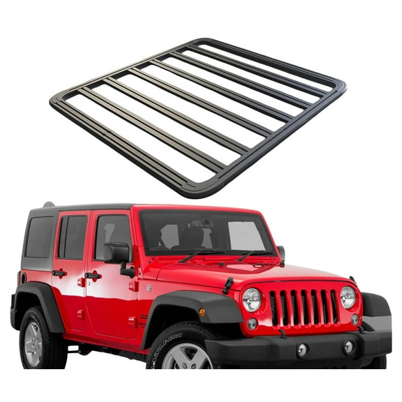 PLATFORM Roof Rack Kit For 2018-2023 Jeep Wrangler JL JT Luggage Carrier Basket