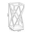 thumbnail image 4 of Support de Parapluie Décoratif Carré Doré Design X pour Intérieur et Extérieur, 4 of 7
