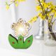 thumbnail image 3 of Lámpara LED decorativa de flores de Pascua - Luz nocturna, manualidades, decoración de Pascua para el hogar blanco, 3 of 8