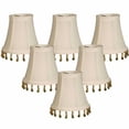 thumbnail image 6 of Royal Designs, Inc. Beaded Bell Clip On Chandelier Shade CS-314B-5GR-6, Gray, 3 x 5 x 4, Pack of 6, 6 of 6