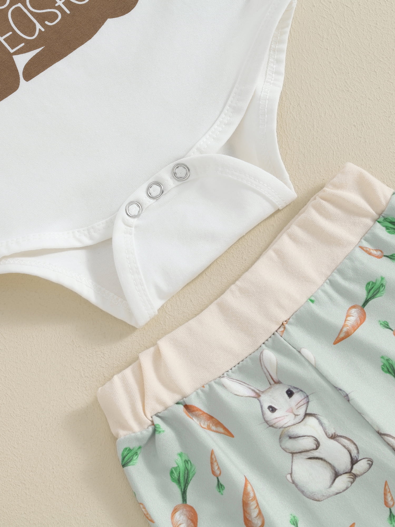 My First Easter Outfit For Baby Boy – Bunny Romper With Matching Shorts & Hat, Sizes 0-18 Months
