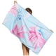 thumbnail image 4 of Toalla de playa de microfibra de terciopelo de doble cara, secado rápido, estampada, para playa y natación., 4 of 5