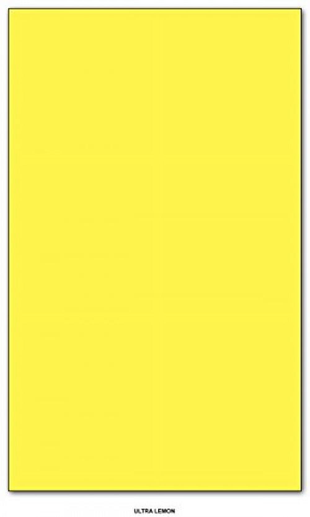 Mohawk BriteHue Bright Color Paper | Ultra Lemon | 24lb Bond / 60lb Text Paper | 8.5" x 14" (Legal Size) | 100 Sheets Per Pack - image 2 of 2