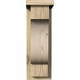 thumbnail image 2 of 6"W x 10"D x 18"H Newport Rough Sawn Corbel w/Backplate, Douglas Fir, 2 of 9
