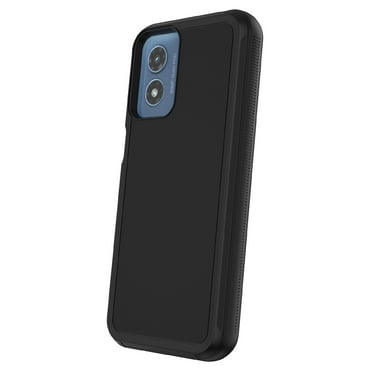 onn. Rugged Phone Case for Motorola moto g PLAY (2024) - Black