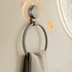thumbnail image 4 of Toallero con ventosa de aleación de aluminio | Anillo de toalla montado en la pared sin taladro | Soporte para lavabo de baño inoxidable | Fuerte succión de ABS | Fácil de instalar y quitar | Gris o, 4 of 6