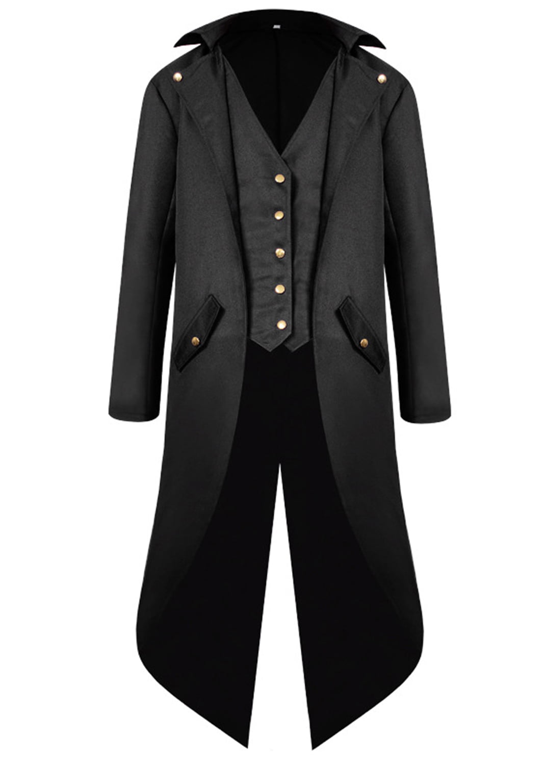 Buy Mens Medieval Steampunk Vintage Tailcoat Jacket Gothic Victorian ...
