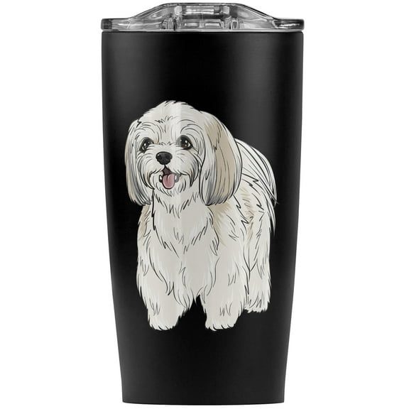 Shih Tzu Pet Dog Stainless Steel 20 oz Travel Tumbler, Vacuum Insulated & Double Wall with Leakproof Sliding Lid | Great for Coffee/Hot Drinks and Cold Beverages