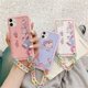 thumbnail image 2 of Nueva llegada de dibujos animados Hello kitty pulseras chica caramelo teléfono celular suave para Samsung A32 A52 A72 S21 Note20 M51 A71 A02S A31 cubierta, 2 of 4