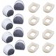 thumbnail image 1 of Pack de 16 prefiltros de espuma y filtro de carbón compatibles con PetSafe Drinkwell Fountain INOX 360 Avalon Pagoda Seascape y Sedona, filtro para fuente de agua para perros y gatos, 1 of 5
