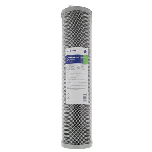 Pentek FloPlus20BB Carbon Block Filter Cartridge, 20inch x 45/8inch